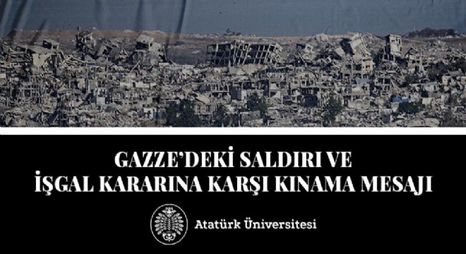 'Gazze'de yaşananlar büyük bir insanlık dramıdır'