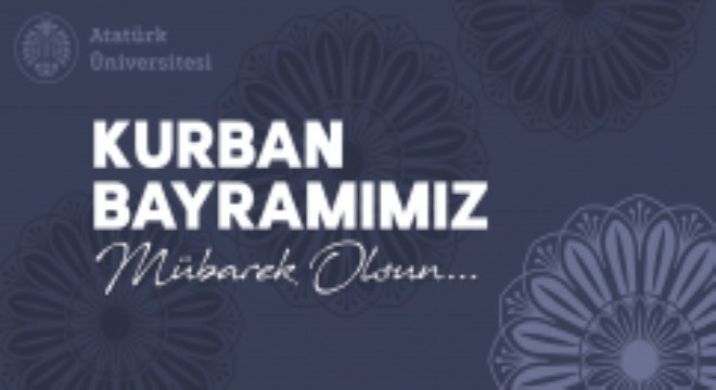 'Kurban Bayramımız Mübarek olsun'