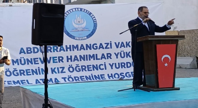 AGV Kız Öğrenci Yurdunun temelleri atıldı