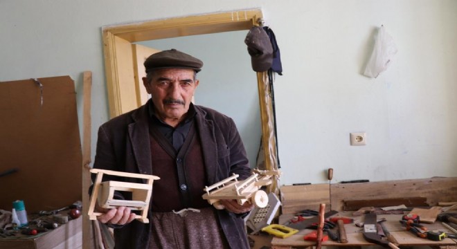 Atık ağaçları esere dönüştürüyor