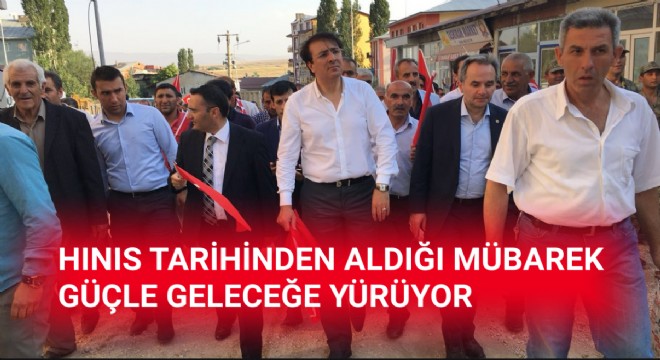 Aydemir: Hınıs'ın Şahlanışının 107. Yıl Dönümü Kutlu Olsun