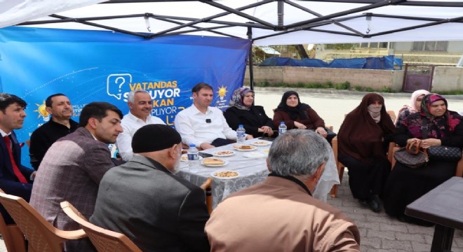 Çelebi Oltuluların beklentilerini dinledi