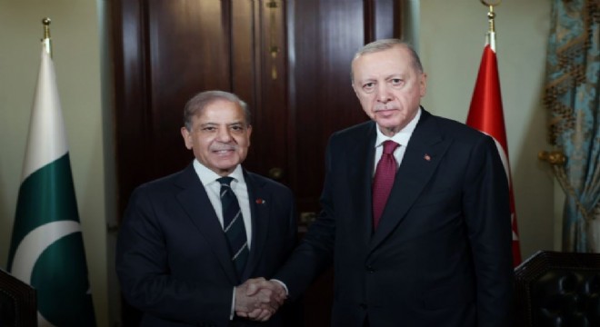 Erdoğan, Başbakan Şerif ile görüştü