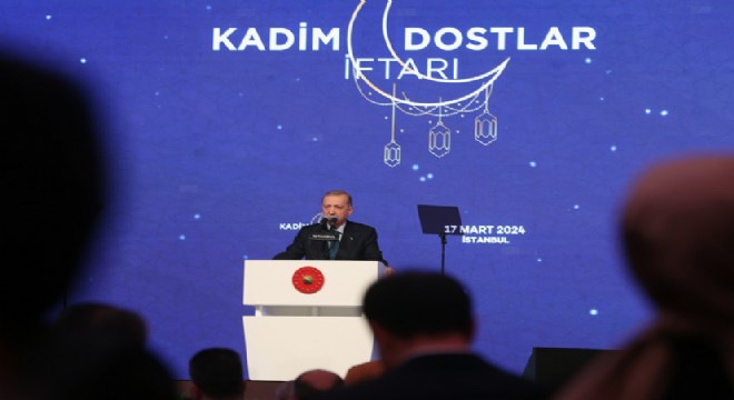 Erdoğan Kadim Dostlar'a seslendi
