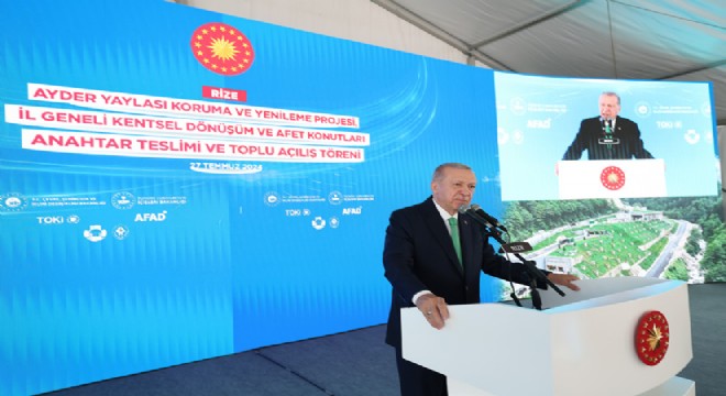 Erdoğan: 'Şehirleri Türkiye Yüzyılı'na hazırlıyoruz'