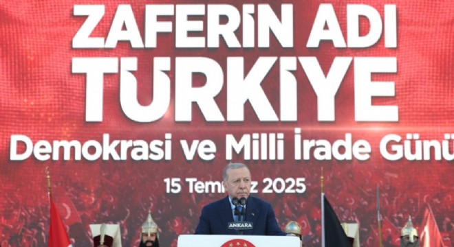 Erdoğan'dan kararlılık vurgusu