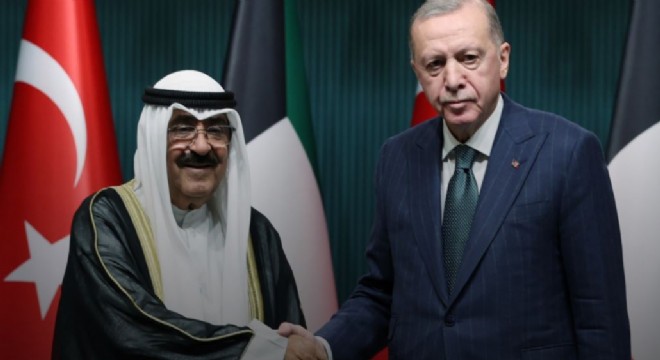 Erdoğan, Kuveyt Devlet Emiri ile görüştü