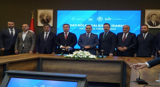 Kacır, DAP protokol imza törenine katıldı