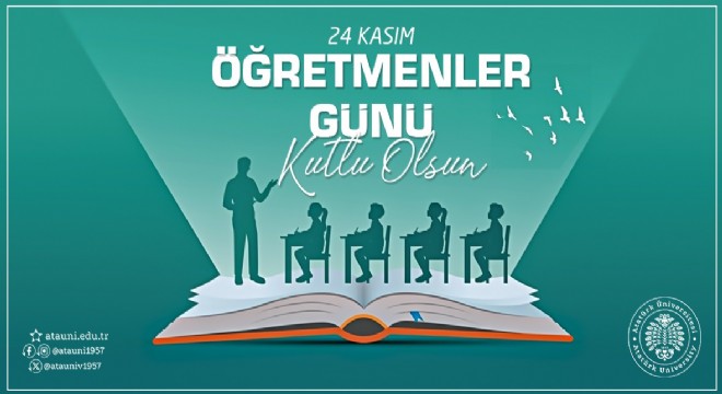 ‘Öğretmenler Günü Kutlu Olsun'