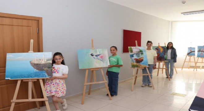 Oltu BSM'den resim sergisi