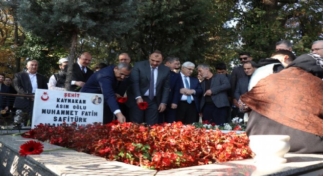 Şehit Kaymakam Safitürk'e vefa