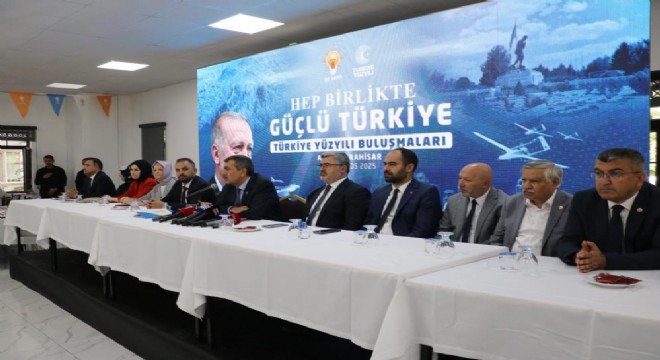 Tekin'den 'Hep Birlikte Güçlü Türkiye' vurgusu