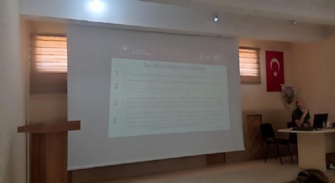 Tekman'da çiftçiler bilgilendirildi