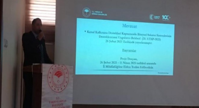 Tekman'da çiftçiler bilgilendirildi