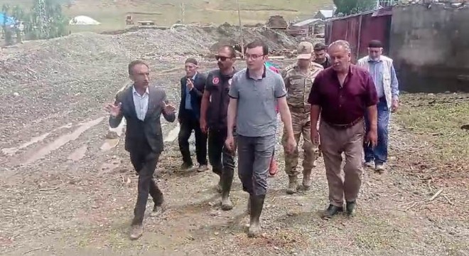 Tekman'da selin verdiği hasar gün yüzü ile ortaya çıktı