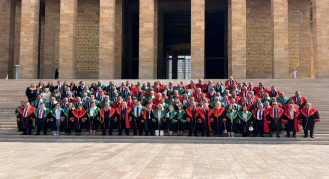 Yargıtay üyeleri Anıtkabir'i ziyaret etti